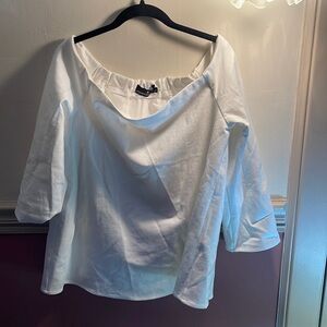 Pomander Place white off the shoulder top XL